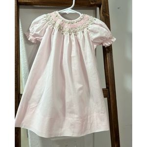 Strasburg pearl smock dress